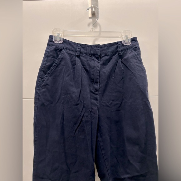 Forever 21 dark blue pleated pants - Picture 4 of 6